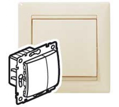 Valena Сл. кость Светорегулятор нажимной 40-400W для л/н, универсальный, многофункциональный  774162  Legrand