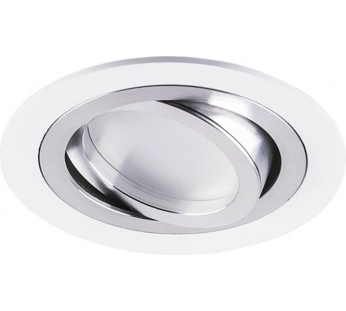 Светильник точечный встраиваемый под лампу DL2811 MR16 50W G5.3 "круг", белый  32643  FERON