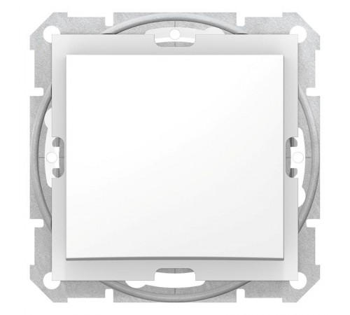 Sedna Белый Переключатель 1-клавишный 10А, IP44 (сх.6)  SDN0400521  Schneider Electric