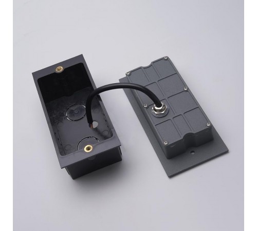 Светильник светодиодный встраиваемый тротуарный LN012 5W 4000K, IP65, черный  41160  Feron