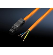 Кабель подключения SZ 100-240В 3-конт. оранж. 3000мм  2500500  Rittal