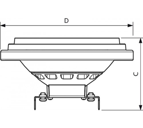 MAS LEDspotLV D 20-100W 830 AR111 12D светодиод. лампа Philips