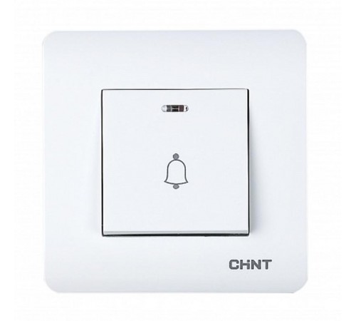 Выключатель дверного звонка с LED-подсветкой 10А 250В  715388  CHINT