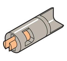 Разъем FCB-1 Байонетный черный  1SNA167690R0700  TE