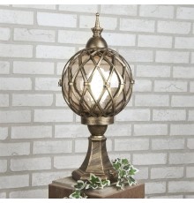 Светильник садово-парковый Sirius S черное золото  a025303  Elektrostandard