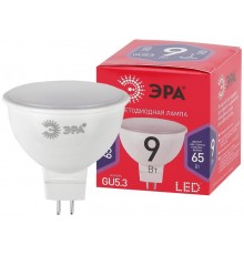Лампа светодиодная ЭКО LED MR16-9W-865-GU5.3 R (диод, софит, 9Вт, хол, GU5.3)  Б0045353  ЭРА