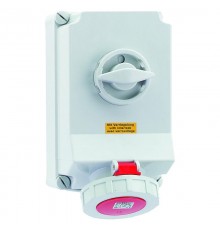 Розетка с блокировкой 63A 5p 400V 6h IP67 260x160 mm 16602 I 16602-Bals I Bals