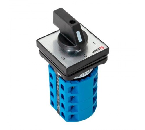 Переключатель кулачковый ПК-1-24 25А 4P "1-0-2" IP65  pk-1-24-25-65  EKF