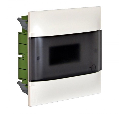 Practibox S Пластиковый щиток Встраиваемый (в полые стены) 1X6 Дымчатая дверь  134576  Legrand