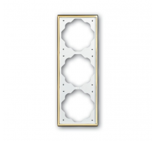 Рамка 3-постовая, серия impuls, цвет золото  1754-0-3591   2CKA001754A3591  ABB