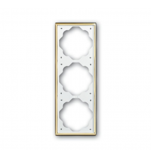 Рамка 3-постовая, серия impuls, цвет золото  1754-0-3591   2CKA001754A3591  ABB