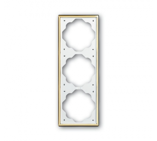 Рамка 3-постовая, серия impuls, цвет золото  1754-0-3591   2CKA001754A3591  ABB