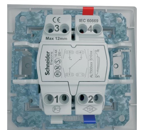 Sedna Белый Переключатель 1-клавишный 10А (сх.6)  SDN0400121  Schneider Electric