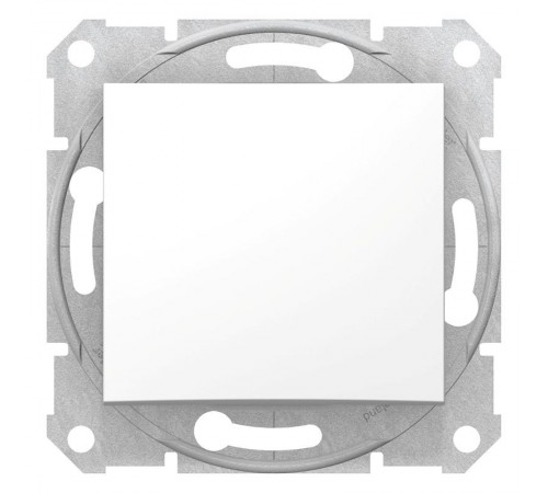 Sedna Белый Переключатель 1-клавишный 10А (сх.6)  SDN0400121  Schneider Electric