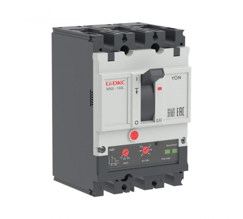 Авт. выкл. YON pro MNX160L 3P 160A 70kA при AC415V расц. TMD  MNX160L3PTMD0160  DKC