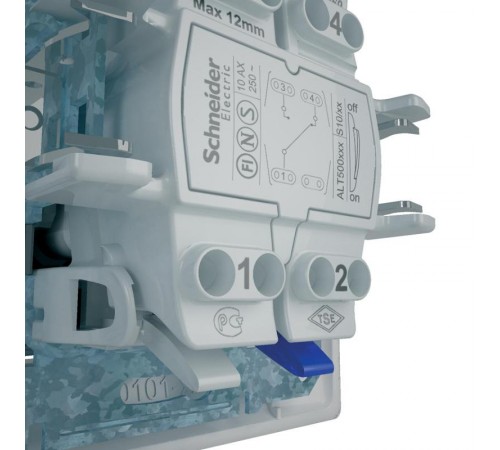 Sedna Белый Переключатель 1-клавишный 10А (сх.6)  SDN0400121  Schneider Electric