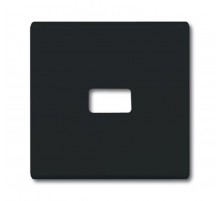 Клавиша для мех. 1-кл.выкл./перекл./кнопки, с окном для линзы/символа, IP44, серия Allwetter 44, цвет антрацит  1731-0-1700   2CKA001731A1700  ABB