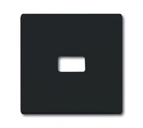 Клавиша для мех. 1-кл.выкл./перекл./кнопки, с окном для линзы/символа, IP44, серия Allwetter 44, цвет антрацит  1731-0-1700   2CKA001731A1700  ABB