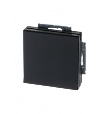 Розетка SCHUKO 16А 250В с крышкой, серия solo/future, цвет чёрный бархат  2018-0-1495   2CKA002018A1495  ABB