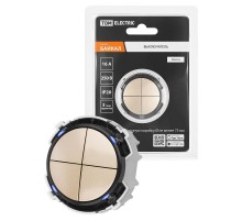 Выключатель 4-кл. 16А 250В кнопочный механизм шампань, "Байкал"   SQ1819-0528  TDM