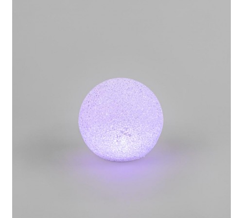 Фигура светодиодная "Снежок" RGB, 14 см  513-014  NEON-NIGHT