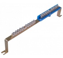 Скоба 63._N_8 х _PE_14 Шина "N"+"PЕ" на 8+14 присоединений 63А на скобе  Скоба 63._N_8 х _PE_14  HEGEL