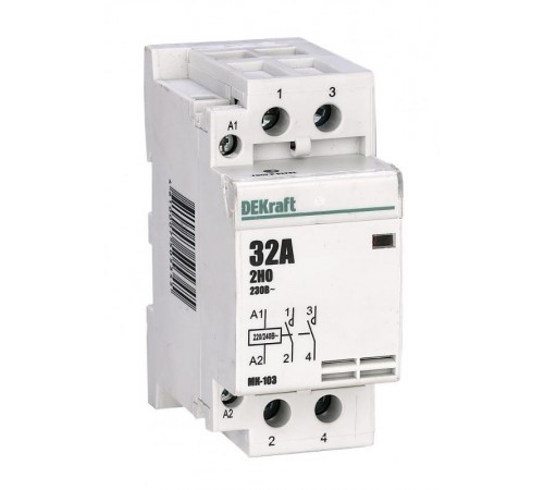 Контактор модульный 2НЗ 63А 230В МК-103  18087DEK  DEKraft