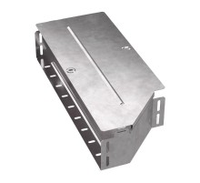 Переходник левый с крышкой Стандарт 500х400х100   PR16.0699  Промрукав