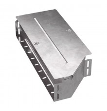 Переходник левый с крышкой Стандарт 500х400х100   PR16.0699  Промрукав