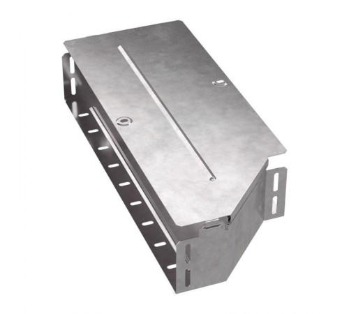 Переходник левый с крышкой Стандарт 500х400х100   PR16.0699  Промрукав