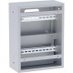 Ящик ЯУР с двумя din-рейками (ВхШхГ) 400х300х150 Basic  uerm2-din-400-bas  EKF