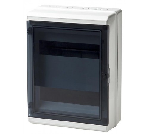 Щиток тусо о/п на 24 мод/электрон.счетчик, с двер. 370х275х135мм(прозр.крышка)  69024П  Рувинил