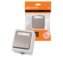 Кнопка звонковая с полем для надписи IP54 6A "Вуокса"   SQ1803-0006  TDM