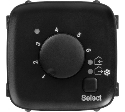 Valena ALLURE Антрацит Накладка регулятора теплого пола  755328  Legrand