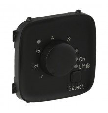 Valena ALLURE Антрацит Накладка регулятора теплого пола  755328  Legrand