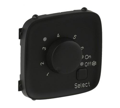 Valena ALLURE Антрацит Накладка регулятора теплого пола  755328  Legrand