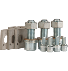 Комплект выводов для переднего присоединения двумя шинами или двумя кабелями с каб. наконечниками М20, (кол-во 3шт.)  4000009  Контактор (Legrand)