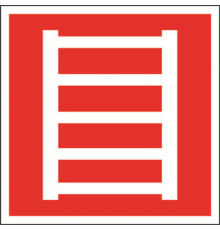 Знак безопасности BL-1515.F03"Пожарная лестница"  a13225  Белый свет