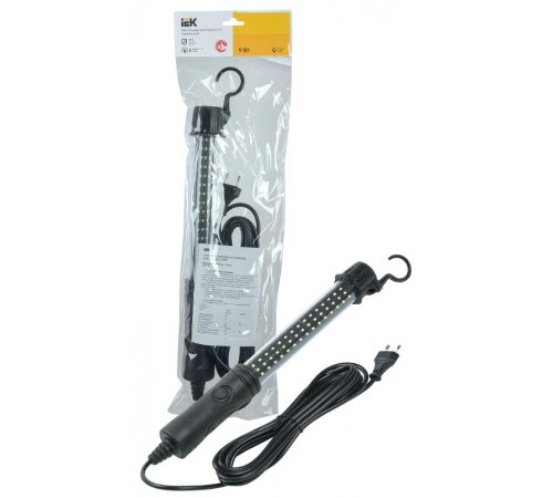 Светильник светодиодный переносной ДРО 2061 IP54 шнур 5м черный  LDRO1-2061-09-05-K02  IEK