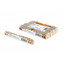 Шина "N" нулевая 6х9мм 14/1 (14групп/крепеж по центру) инд. стикер  SQ0801-0104  TDM