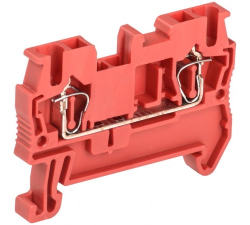 Клемма пружинная КПИ 2в-2,5 31А красная   YZN11-002-K04  IEK 