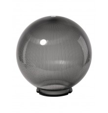 Рассеиватель для садово-паркового светильника шар ПММА 300 мм дымчатый призма (байонет 145 мм)  SQ0321-0230  TDM