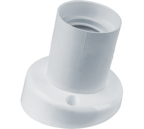 Патрон электрический NLH-PL-W1-E27 пластик настенный наклонный  14016  Navigator