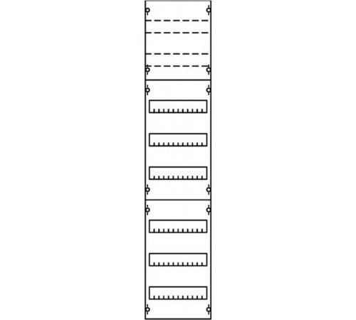 Панель для модульных уст-в 1ряд/8 реек  1V43KA  ABB