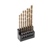 Набор сверл по металлу, 1,5-6,5мм (через 0,5мм, 3,2мм, 4,8мм), HSS, ТИТАН, шестигранный хвостовик, 13 шт.  KR-91-0622  Kranz