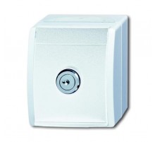 Розетка SCHUKO 16А 250В IP44 для открытого монтажа, с зам., серия ocean, цвет альпийский белый  2083-0-0832   2CKA002083A0832  ABB