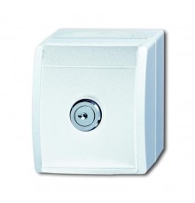 Розетка SCHUKO 16А 250В IP44 для открытого монтажа, с зам., серия ocean, цвет альпийский белый  2083-0-0832   2CKA002083A0832  ABB