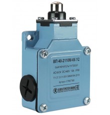 ВП 40-2110М-66 У2, толкатель, 1з и 1р, мгновенный, без сальника, IP66, выключатель путевой  ET007368 Электротехник