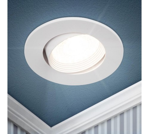 Светильник встраиваемый точечный KL92 WH MR16/GU5.3 белый, пластиковый  Б0054373  ЭРА