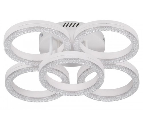 Светильник потолочный светодиодный Rivoli Juniper 6187-701 LED 75Вт 3000-6000К белый с пультом  Б0068407  Rivoli